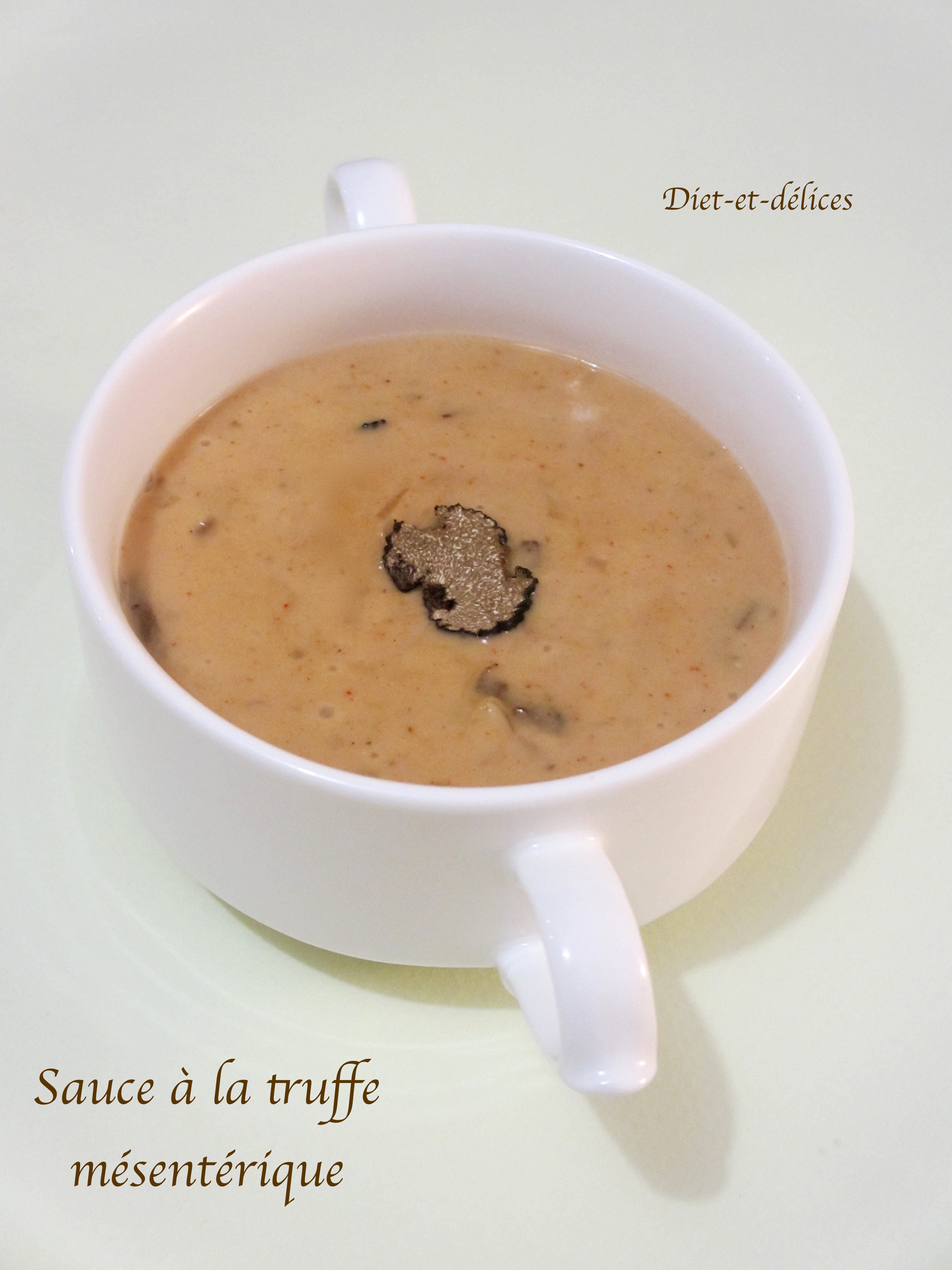 Sauce à la truffe mésentérique : Diet & Délices - Recettes dietétiques