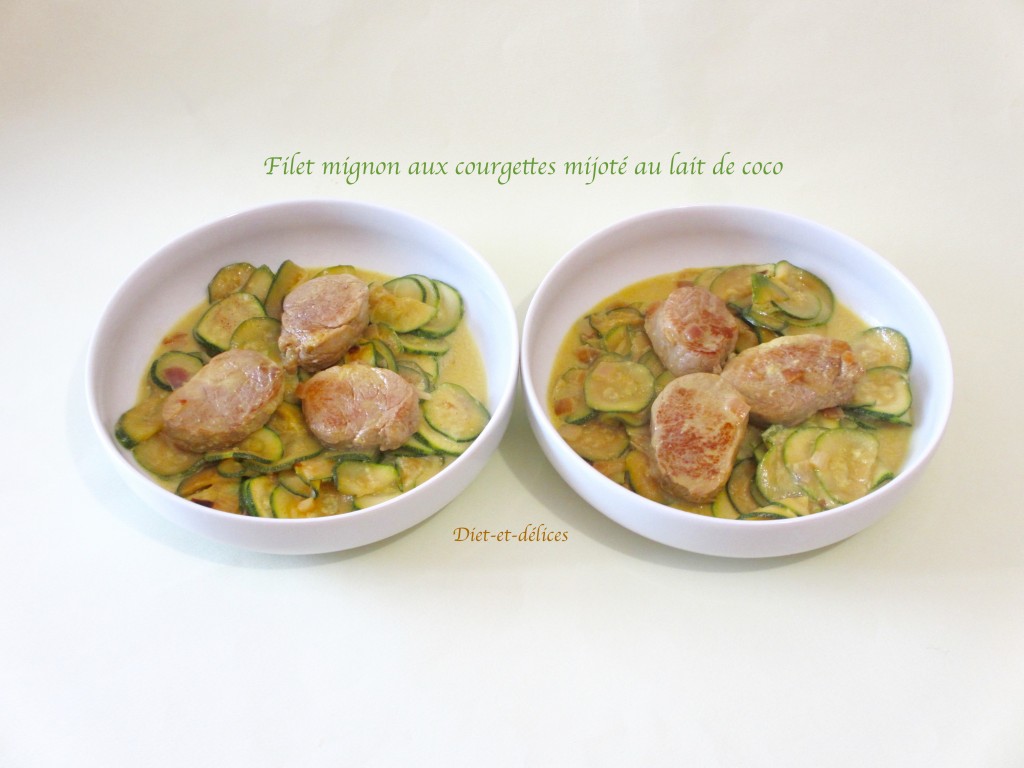 Filet Mignon Aux Courgettes Mijoté Au Lait De Coco Diet